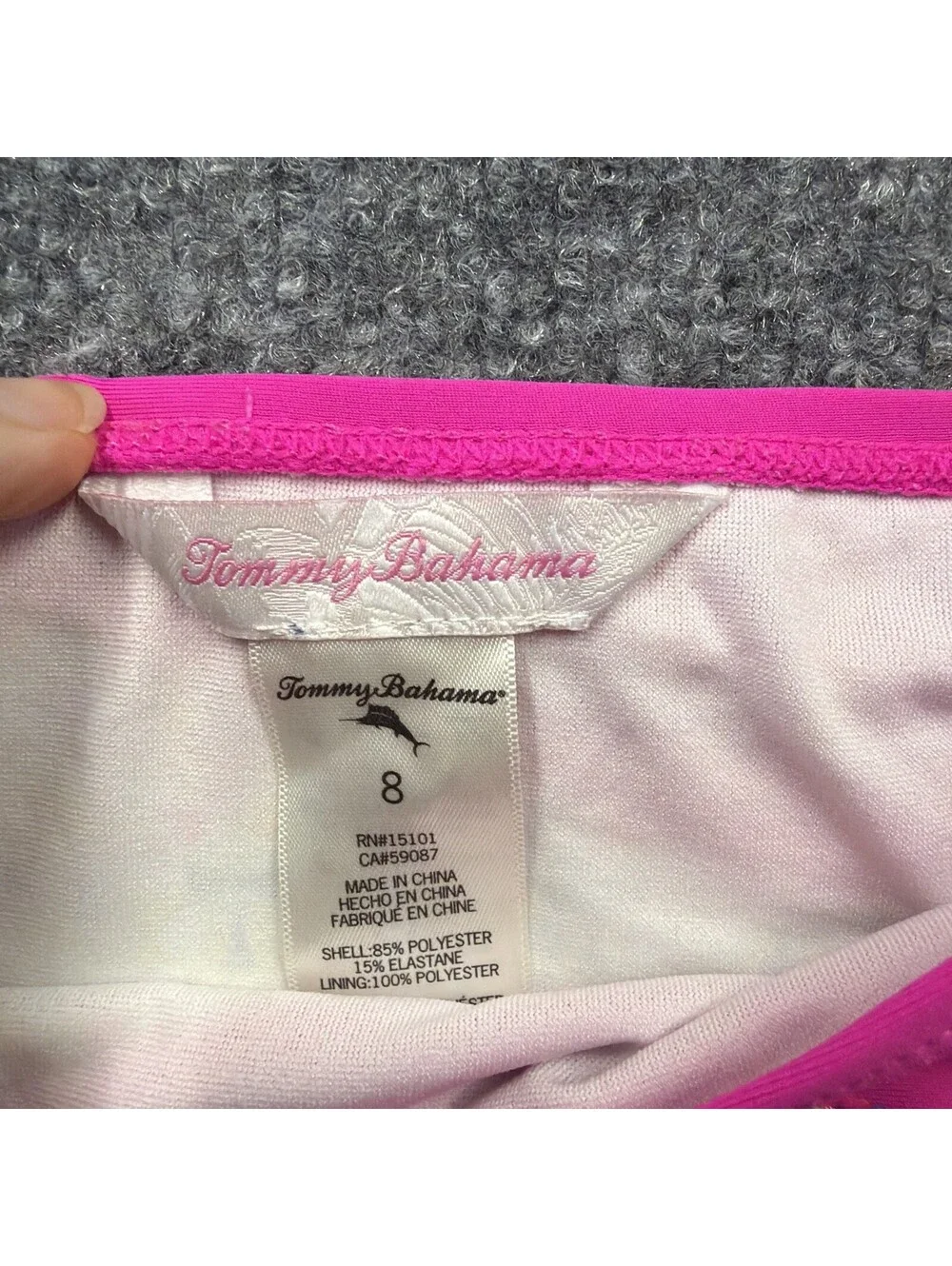 Tommy Bahama Girls Two-Piece Bathing Suit Size 8
